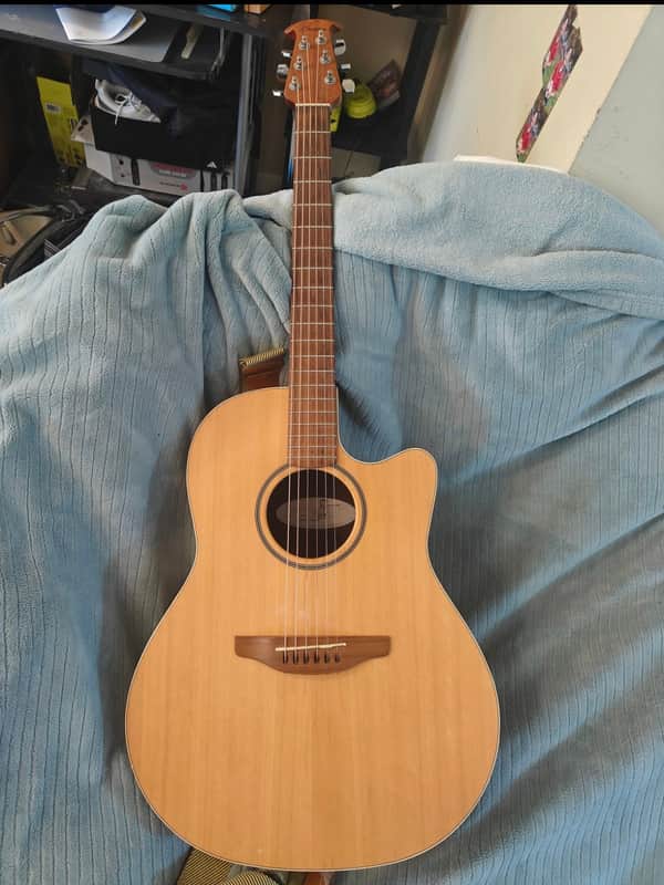 Ovation USA S771 Balladeer Special Acoustic-Electric Guitar with Ovation's Hardcase image 1