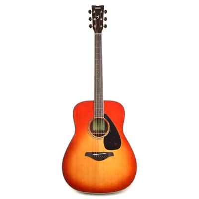 Yamaha FG830 Dreadnought Spruce/Rosewood Acoustic Guitar Autumn Burst image 4