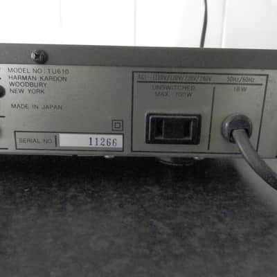 Harman Kardon TU-610 Linear Phase Stereo FM/AM Tuner (1984) image 12