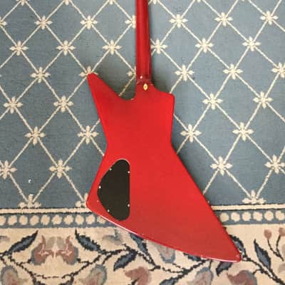 Gibson Rare Prototype Explorer Bass Early 1980's Red image 8