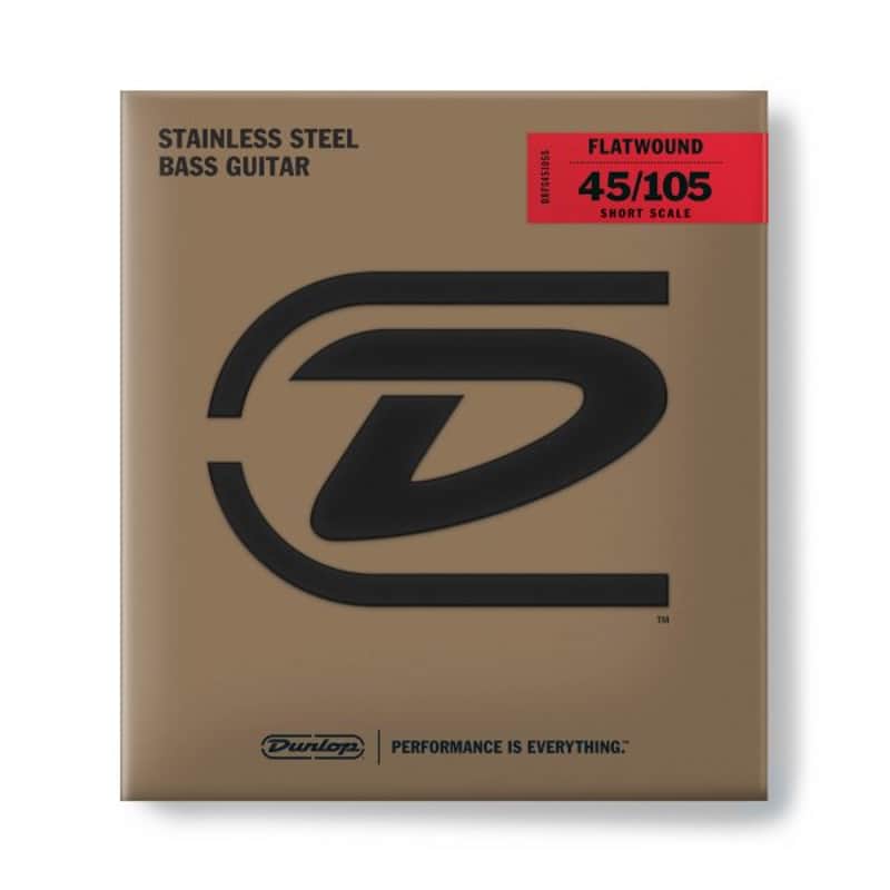 Dunlop DBFS45105S Flatwound Bass Strings, Medium image 1