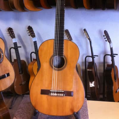 Belle guitare du luthier Ricardo Sanchis Nacher vers 1930/40 tête à chevilles 1,01 kg! image 8