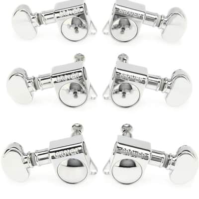 Grover 305C Mid-Size Rotomatic Tuners - 3+3 - Chrome image 2