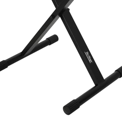 On-Stage KT7800+ Adjustable X-Style Keyboard Bench, Thick Cushion, Folds Flat image 5