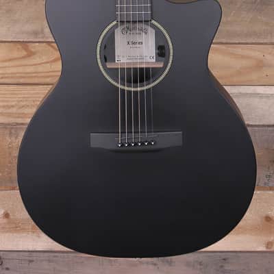 Martin GPC-X1E Acoustic/Electric Guitar Black w/ Case image 1