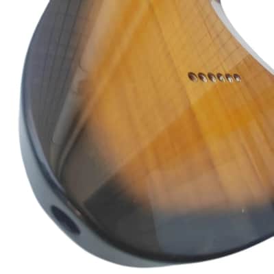Custom Alder Telecaster Tele Style Guitar Body in Tobacco Burst image 4