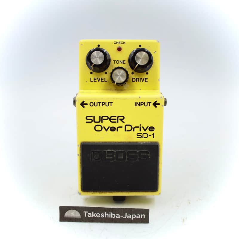 Boss SD-1 Super Overdrive JRC4558DD 1985 Made In Japan ACA Guitar Effect Pedal 569700 image 1