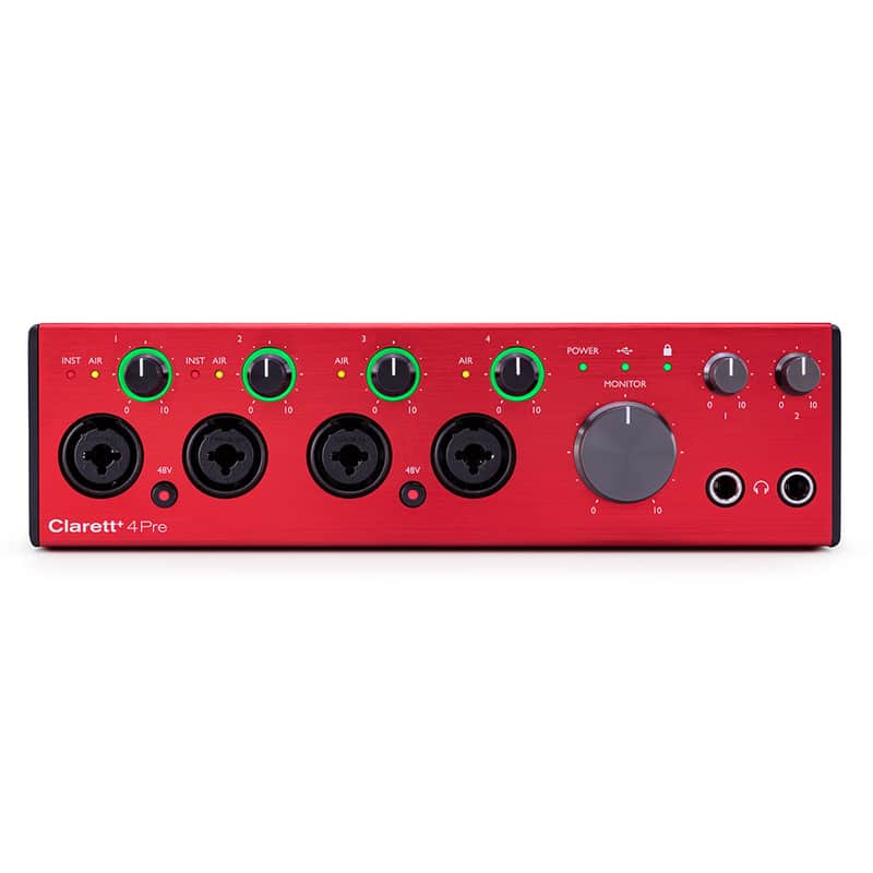 Focusrite Clarett+ 4Pre USB-C Audio Interface image 1