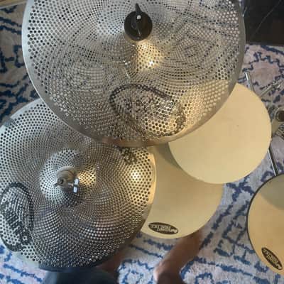 DW Go Anywhere 5pc Practice Pad Drum Set with Stands and cymbals. image 9