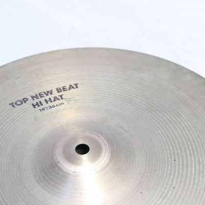 ZILDJIAN New Beat 14 HI-HAT 932 1334 A.ZILDJIAN Zildjian New Beat 14-inch Hi-Hat (07/13) image 6