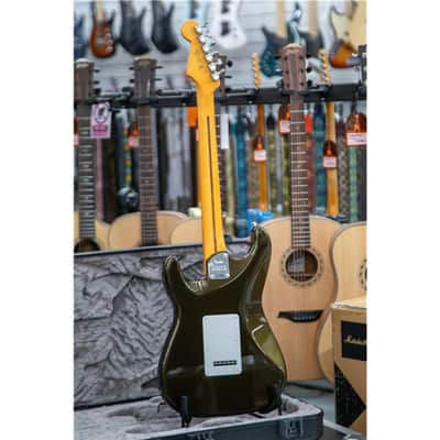 FENDER Am Ultra II Stratocaster HSS EB Texas Tea image 4