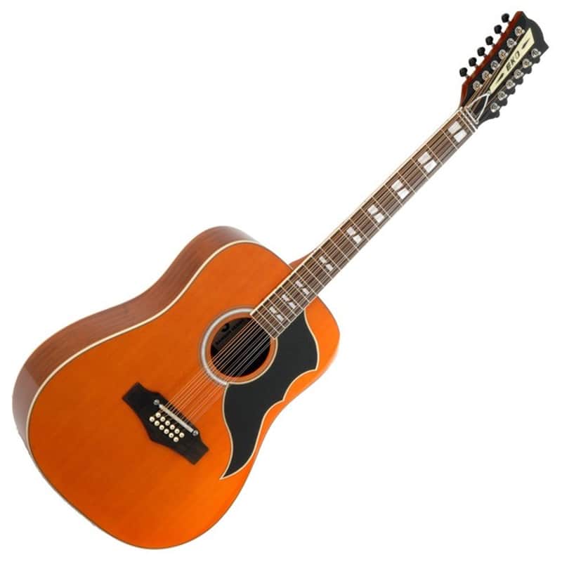 Eko Ranger XII VR EQ - Natural top stained - 12-string A/E Guitar (06217129) image 1