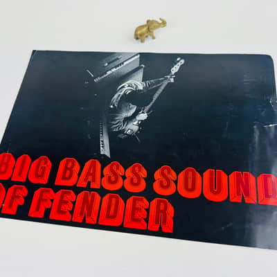 Fender "Big Bass Sound of Fender" Brochure 1968 image 1