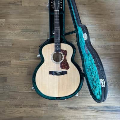 Guild F-2512E Jumbo 12 String Acoustic-Electric Guitar With Guild USA Deluxe Humidified Case image 1