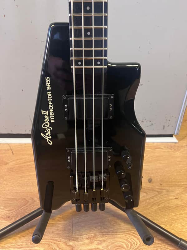 Aria Pro II Interceptor Bass Headless 1986 Electric Bass | Reverb