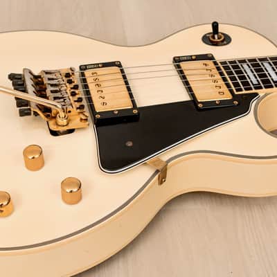 1989 Burny LC-100YS Yasu Signature Vintage Guitar Snow White w/ Tremolo & Case, Japan Fernandes image 6