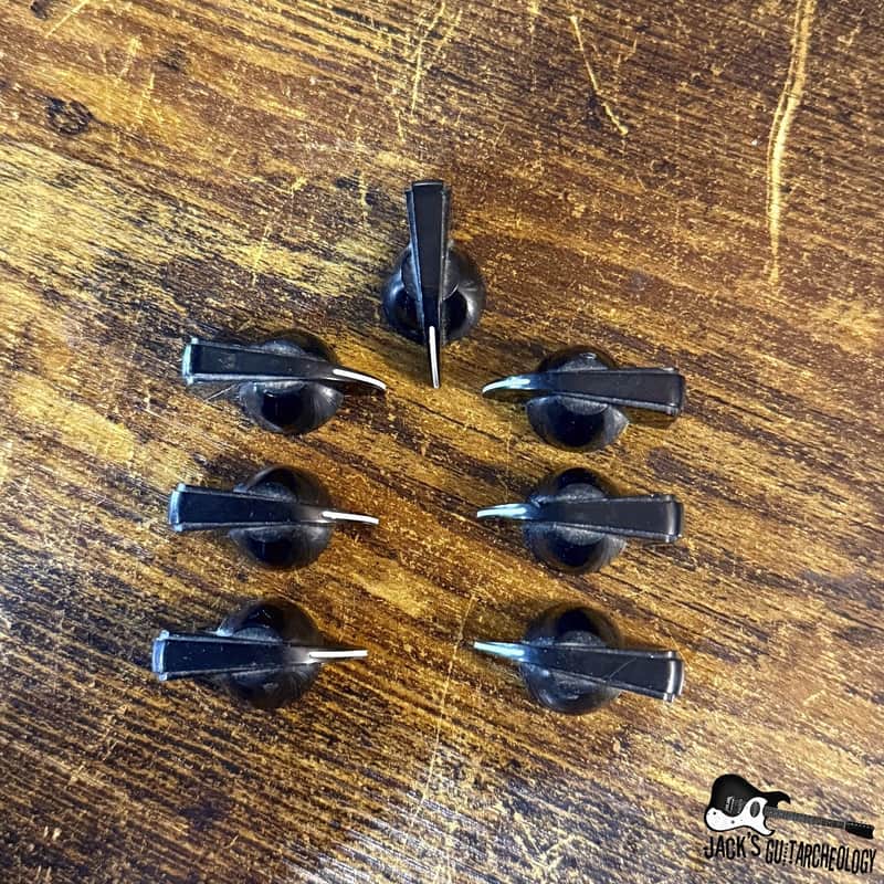 VOX Chicken Head Knobs- Set of 7 *USED* (2010s - Black) image 1