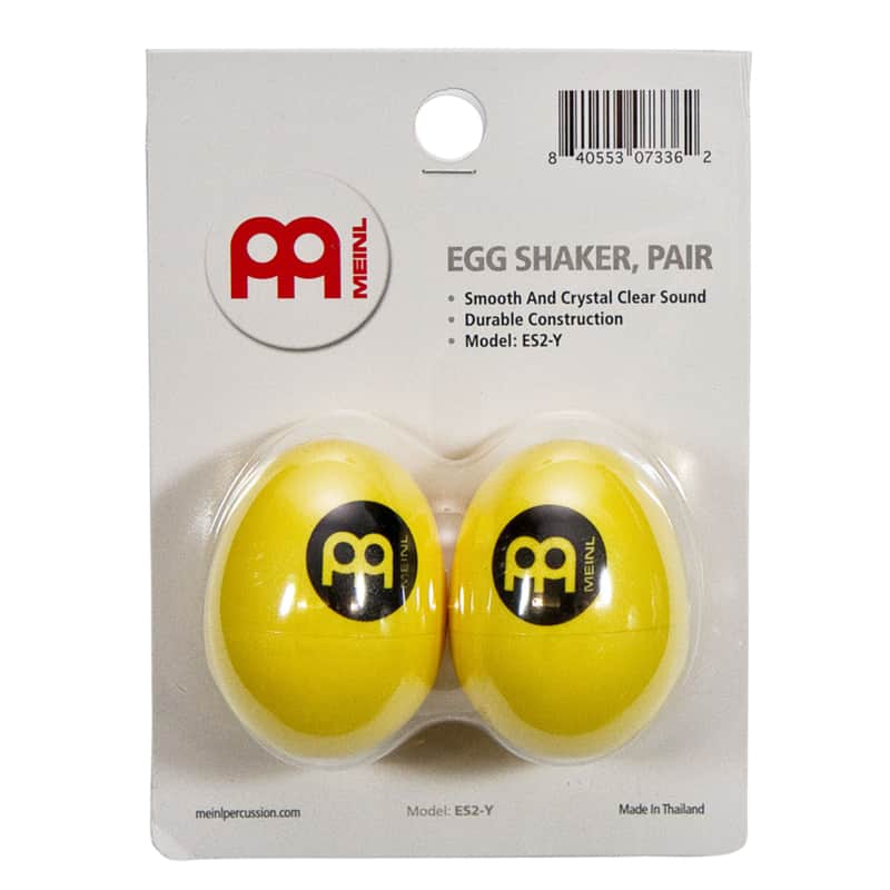 Meinl Egg Shaker ES2-Y, Yellow - Shaker image 1