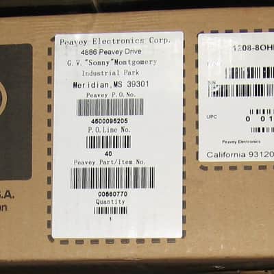 Peavey 00560770 1208-8 SPS BWX Black Widow 12" 8 Ohm Replacement Basket - Black image 3
