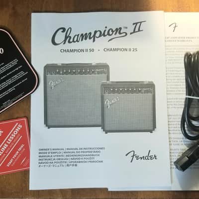 Fender Champion II 50 2-Channel 50-Watt 1x12 ''Please read the description carefully'' image 6