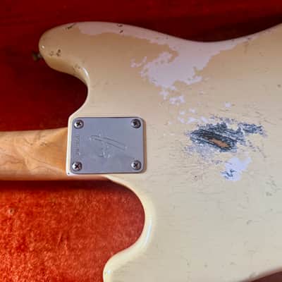 Fender Mustang Bass 1966-67 - White image 9