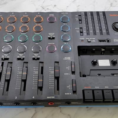TASCAM Porta 07 Ministudio 4-Track Cassette Recorder 1990s - Black image 1