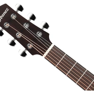 Ibanez AAD190CEWKH Adanced Acoustic A/E Guitar - Weathered Black Open Pore image 4