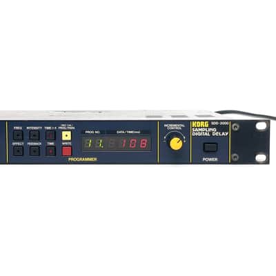 Korg SDD-2000 Sampling Digital Delay Rack Processor 1980's MIJ Worldwide Shipment image 3
