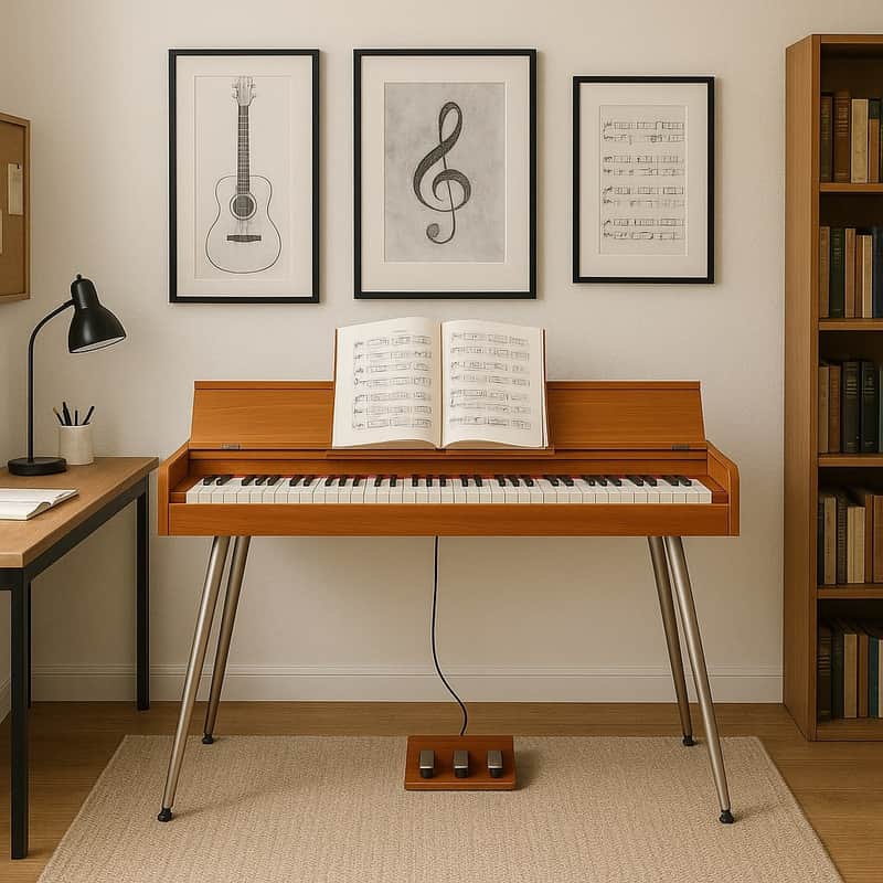 88-Key Full Weighted Digital Piano with Triple Pedals, Bluetooth, Built-In Speakers & Stand – Complete Electronic Keyboard Package for Beginners to Pros image 1