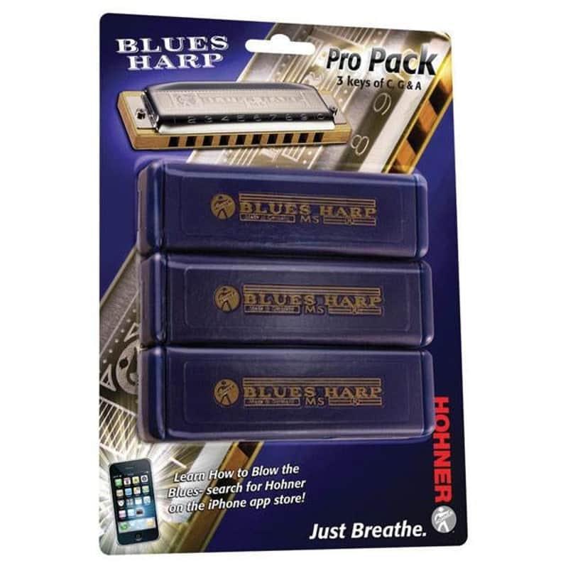Hohner Blues Harp G-C-A Propack image 1