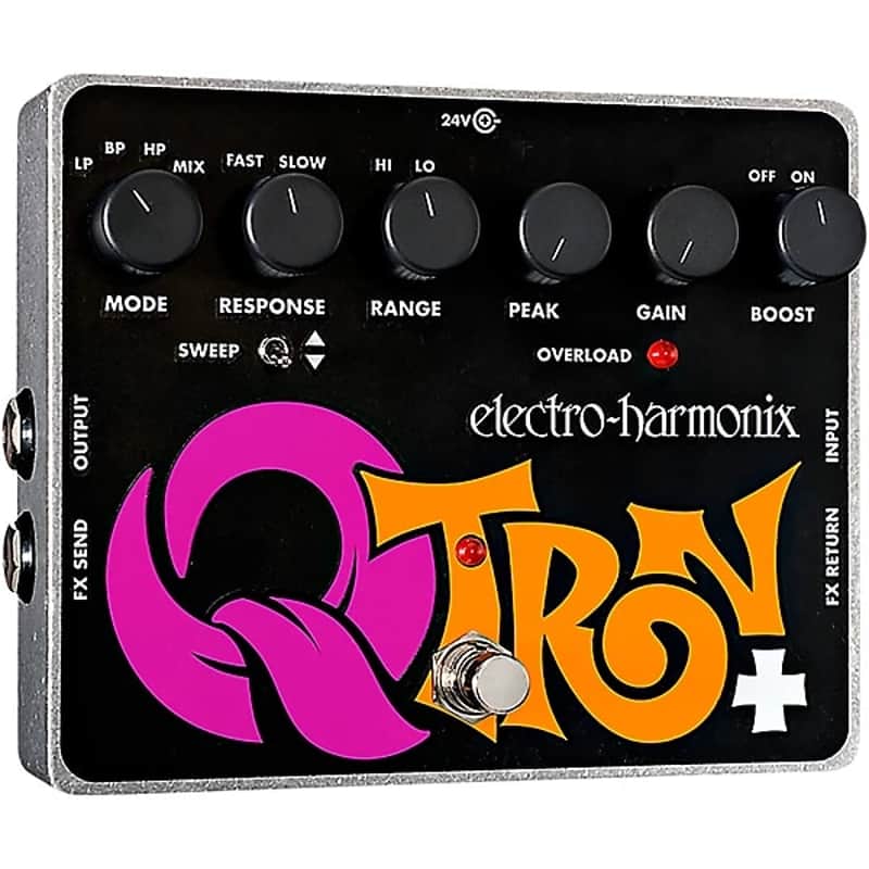 Electro-Harmonix XO Q-Tron Plus Envelope Filter Guitar Effects Pedal 2024 - BLACK image 1