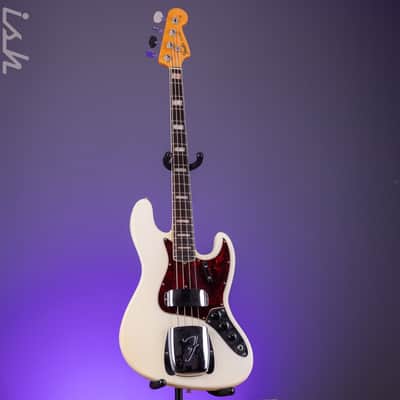 1966 Fender Jazz Bass Refin White image 2