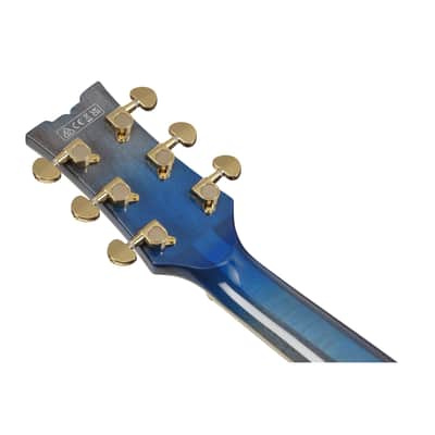 Ibanez Artcore AM93QA-JBB Jet Blue Burst - Electric Guitar image 9