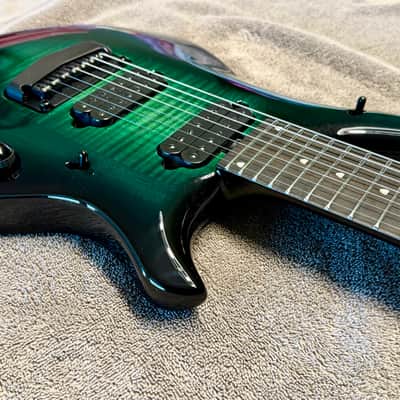 Ernie Ball Music Man John Petrucci Co Signature | Majesty 7 | Enchanted Forest | Piezo | image 5