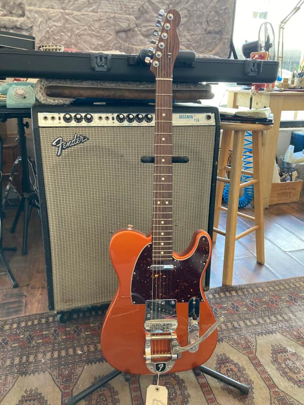 Fender Mod Shop Telecaster fully Rosewood Candy Tangerine