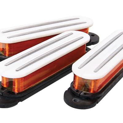 JBE Pickups S-Style Deluxe pickup set for Strat - white image 1