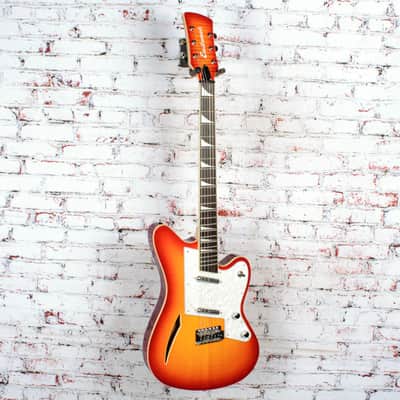 Eastwood - Surfcaster Semi-Hollow Body Electric Guitar, Cherryburst - x0260 - USED image 11
