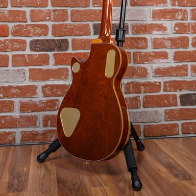 Gretsch USA Custom Shop G6134CS Penguin Master Built by Stephen Stern Flame Maple Top Transparent Blue Stain 2013 w/OHSC image 8