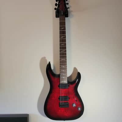 Schecter Omen Elite-6 2021 - Present - Black Cherry Burst image 4