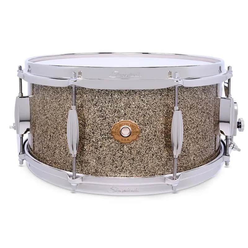 Slingerland Radio King Artist Snare Drum 14x6.5 Gold Glass