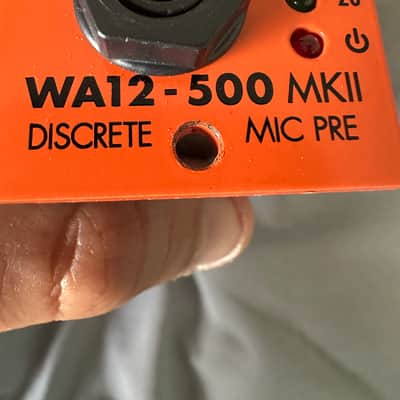 Warm Audio WA12-500 MKII Discrete 500 Series Mic Pre Module 2016 - Present - Orange image 2