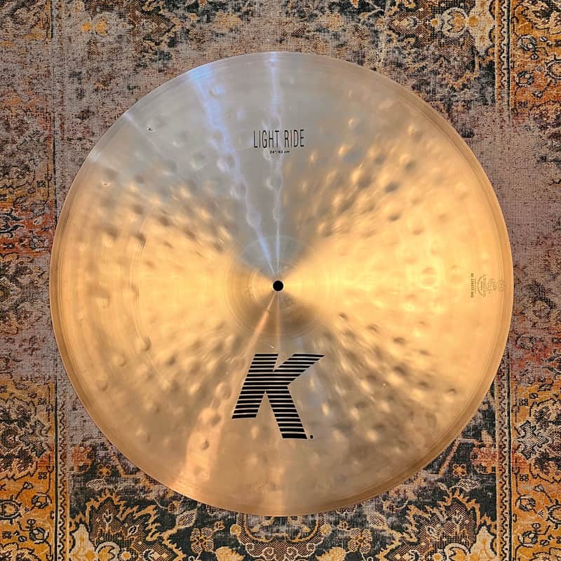 Zildjian 24” K LIGHT RIDE Perfect! MASSIVE 2 Foot Golden GLOWING Complex Beauty! 3017 g! MINT image 1
