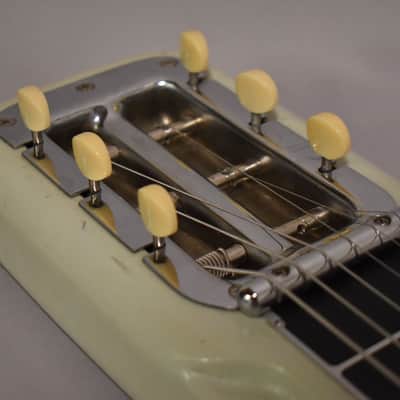 1956 White (Fender) Studio Deluxe 6 Console Steel Guitar Grey Pre-CBS w/OHSC image 8