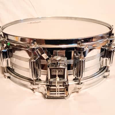 TAMA VINTAGE 1983 IMPERIALSTAR SNARE DRUM W/ ROLLER ACTION- FREE SHIP TO C-USA!FREE SHIP TO C-USA! - CHROME image 11