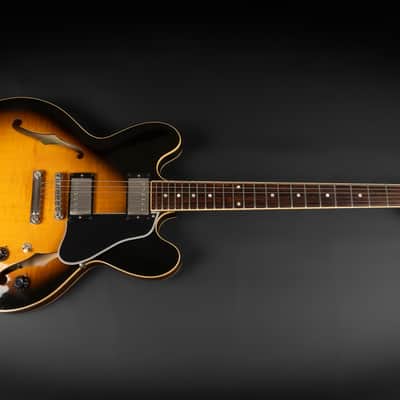 1996 Gibson ES-335 Dot - Figured Vintage Sunburst | USA Good Wood Era Semi-Hollow 57 Classic Humbucker | OHSC image 3