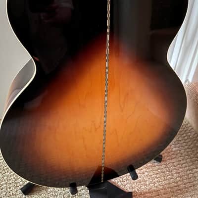 Epiphone J-200 12 string acoustic guitar, pickup, case 2021 - sunburst image 21