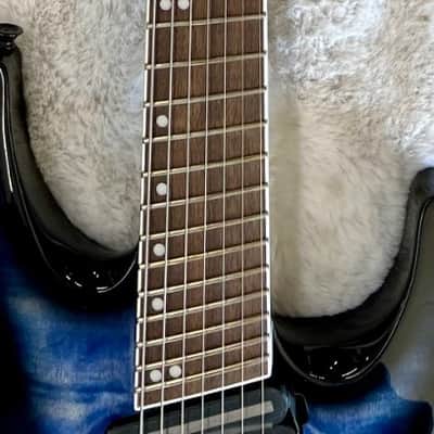 Jackson X Series Soloist Arch Top SLATX7Q 7-String Guitar, Trans Blue Burst image 5
