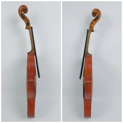Vintage French 1824 Antonio Noel 4/4 Violin for Restoration - Has a Neck Graft image 7