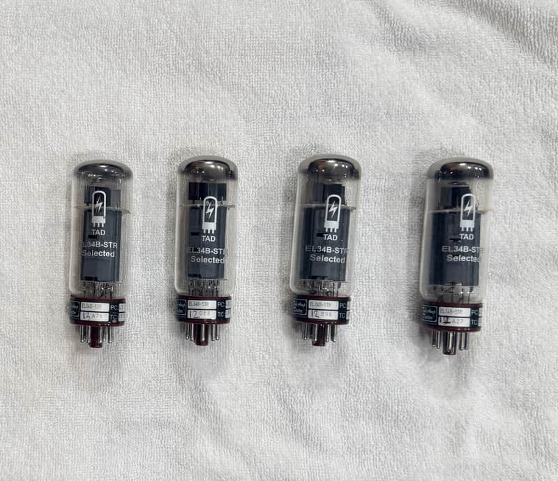 Immagine Tube Amp Doctor (TAD) EL34B-STR Selected Power Vacuum Tubes - Quad Set - 1
