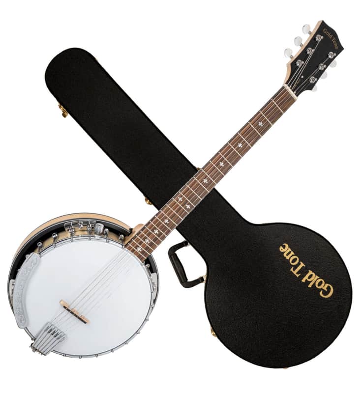 GOLD TONE GT-500 6-string Banjo Guitar BANJITAR new w/ Hard Case image 1